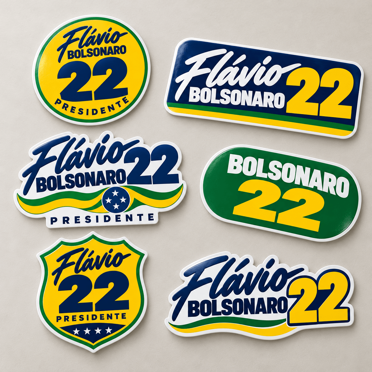 Adesivos do kit
