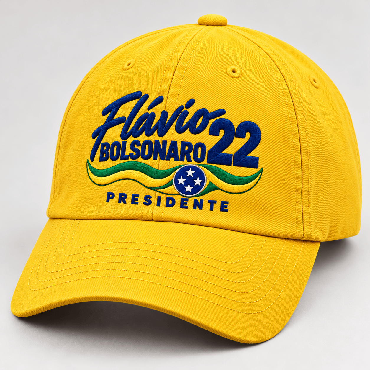 Boné amarelo do kit