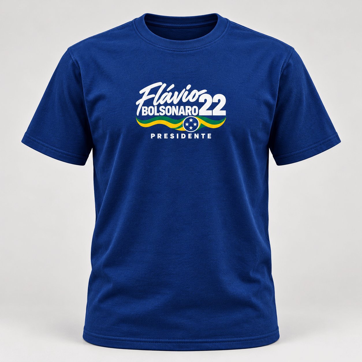 Camiseta azul do kit